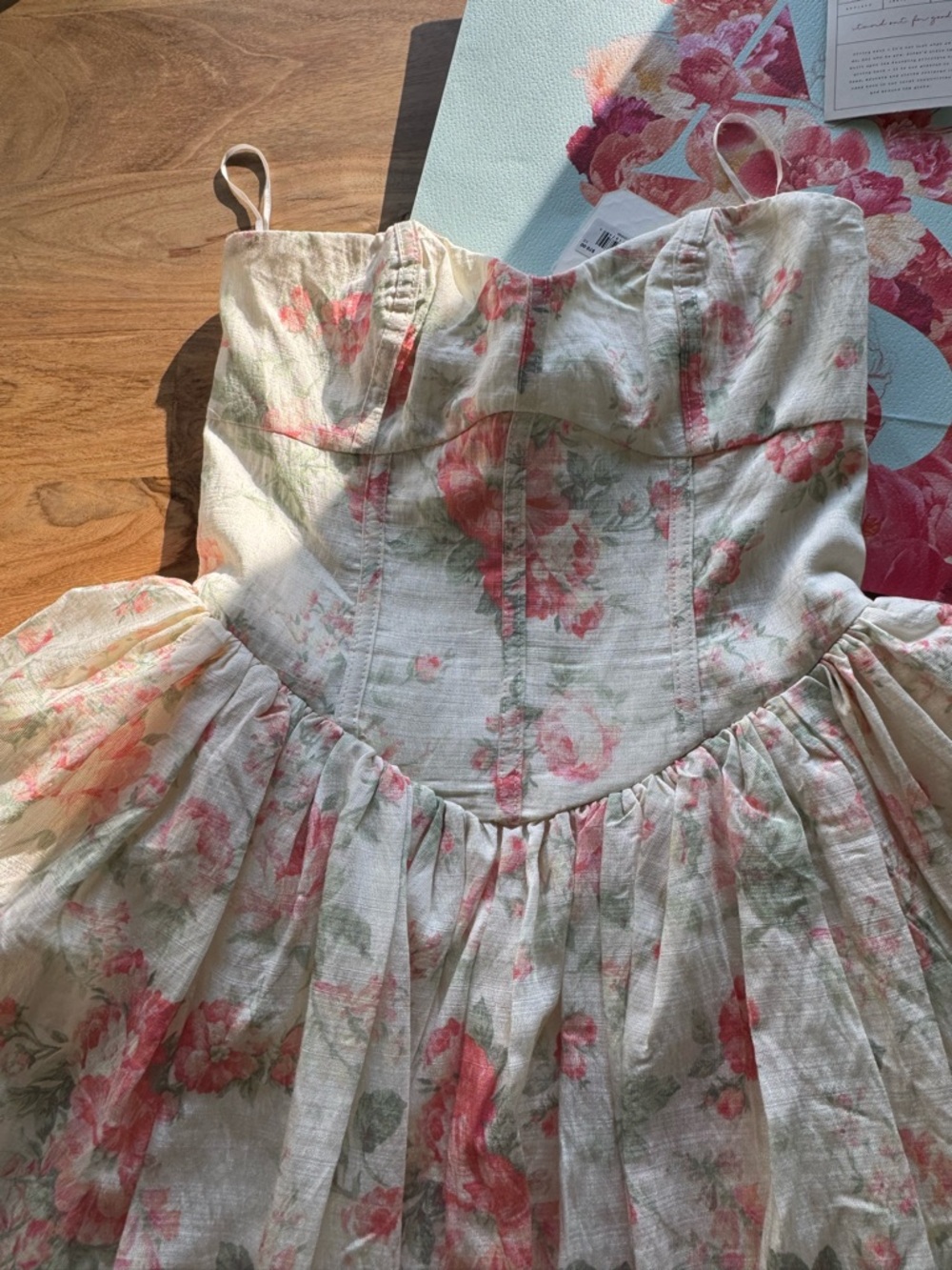 Altar'd State Virelle Mini Floral Dress - NWT and gift bag! - Picture 2 of 14